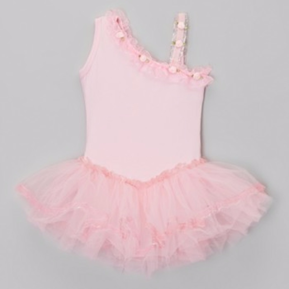 Pink Asymmetrical Ballet Dress